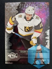 2020-21 Skybox Metal Universe Rookies Peyton Krebs #130 Vegas Golden Knights